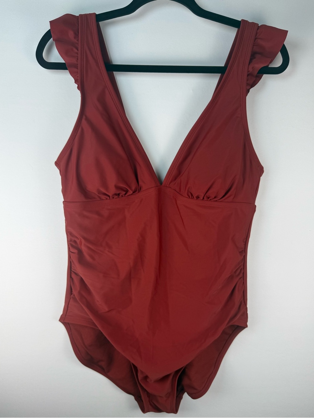 Kona Sol Women’s Red One-Piece Swimsuit, Size: Large